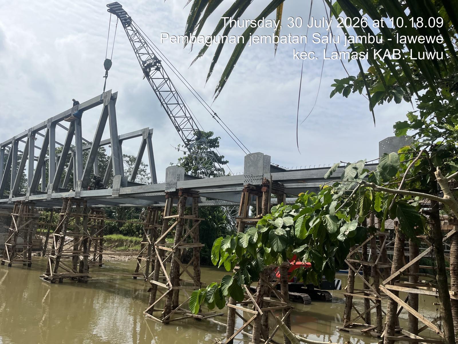 Bantuan Keuangan Pemprov Sulsel Rp16 Miliar, Jembatan Salujambu Penghubung Luwu-Luwu Utara Segera Beroperasi
