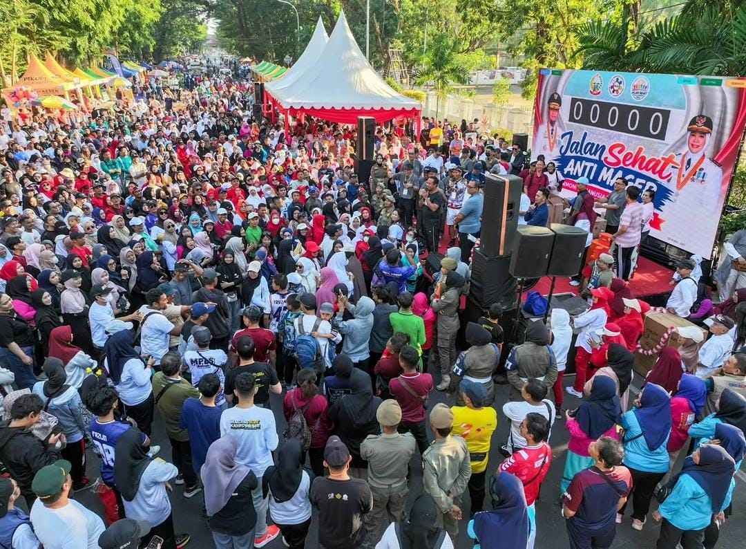 Gubernur Sulsel Lepas Ribuan Peserta Jalan Sehat Harmoni Lintas Agama